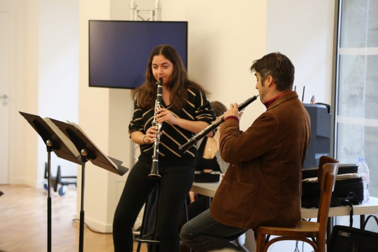 Musiciens avec leurs instruments